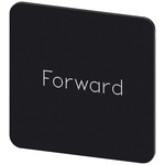 Siemens Labeling plate, Forward