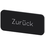 Siemens Labeling plate, Zurück