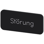 Siemens Labeling plate, Störung