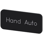 Siemens Labeling plate, Hand - Auto