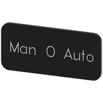 Siemens Labeling plate, Man - O - Auto