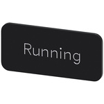 Siemens Labeling plate, Running