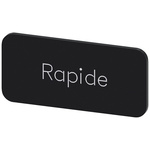 Siemens Labeling plate, Rapide