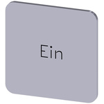 Siemens Labeling plate, Ein