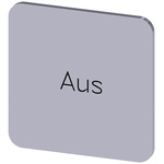 Siemens Labeling plate, Aus