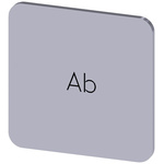 Siemens Labeling plate, Ab