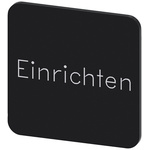 Siemens Labeling plate, Einrichten
