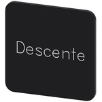 Siemens Labeling plate, Descente