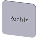 Siemens Labeling plate, Rechts