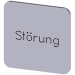 Siemens Labeling plate, Störung