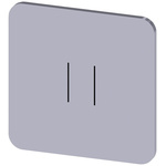 Siemens Labeling plate, II
