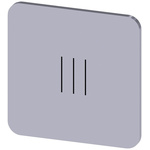 Siemens Labeling plate, III