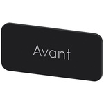 Siemens Labeling plate, Avant