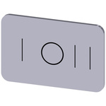Siemens Labeling plate, I - O - II