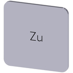 Siemens Labeling plate, Zu