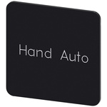 Siemens Labeling plate, Hand - Auto
