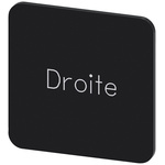 Siemens Labeling plate, Droite