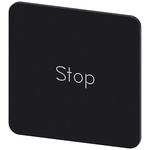 Siemens Labeling plate, Stop