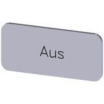 Siemens Labeling plate, Aus