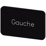 Siemens Labeling plate, Gauche