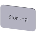 Siemens Labeling plate, Störung