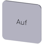 Siemens Labeling plate, Auf