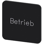 Siemens Labeling plate, Betrieb