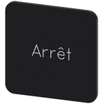 Siemens Labeling plate, Arrêt