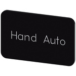Siemens Labeling plate, Hand - Auto
