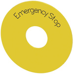 Siemens EMERGENCY STOP plate, Emergency Stop