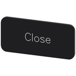 Siemens Labeling plate, Close