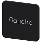 Siemens Labeling plate, Gauche