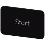 Siemens Labeling plate, Start