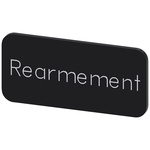 Siemens Labeling plate, Réarmement