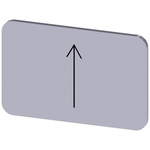 Siemens Labeling plate, Up Arrow
