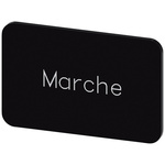 Siemens Labeling plate, Marche