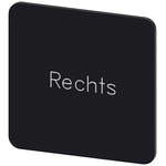 Siemens Labeling plate, Rechts