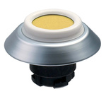 Schmersal NDTGB Series Yellow Illuminated Momentary Push Button, 22.3mm Cutout, IP67, IP69K