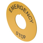 EAO Push Button for Use with 704 Series, Emergency Stop