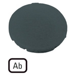 Eaton Button Plate for Use with M22-DG-X, M22(S)-D-X, M22(S)-DR-X, M30C-FD-X, M30C-FDR-X, Ab