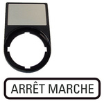 Eaton Legend Holder for Use with Pushbuttons, Arrêt - Marche