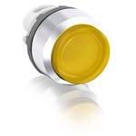 ABB MP3 Series Yellow Momentary Push Button Head, 22.5mm Cutout