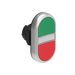 Lovato LPCBL71 Series Green, Red Momentary Push Button, 22mm Cutout