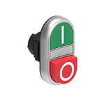 Lovato LPCBL72 Series Green, Red Spring Return Push Button, 22mm Cutout