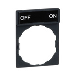 Schneider Electric Legend Holder for Use with XB4/XB5 Series, Off - On