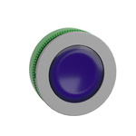 Schneider Electric Harmony XB5 Series Blue Illuminated Spring Return Push Button Head, 30.5mm Cutout, IP66, IP67