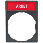 Schneider Electric Legend Holder for Use with XB4 Series, Arrêt