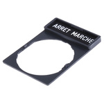 Schneider Electric Legend Holder for Use with XB4 Series, Arrêt - Marche