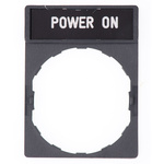 Schneider Electric Legend & Legend Holder Kit for Use with XALD / XALE / XALK / XB4 / XB5 / XB7 Series, Power On