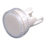 Omron White Round Push Button Lens